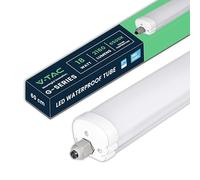 V-TAC Pantalla LED Estanca 60 CM - 18W - Chip Samsung - Lámpara Luminaria Rectangular 2160 Lumen IP65 para Pared, Garaje, Tienda - Tubo LED - Plafón LED Lineal - Luz Blanco Frío 6500K