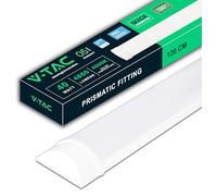 V-TAC Pantalla LED Luminaria 120 CM - 40W - Chip Samsung - Lámpara Rectangular 4300 Lumen IP20 para Pared, Garaje, Tienda - Tubo LED - Plafón LED Lineal - Luz Blanco Neutro 4000K