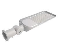 V-TAC PRO VT-139ST, farola LED de 100W, 110lm/w, chip Samsung, luz blanca fría (6500K), carcasa gris, diseño delgado, IP65. SKU: 20427
