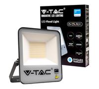 V-TAC Proyector LED SMD Chip Samsung 50 W 137 Lm/W Color Negro 6500K IP65