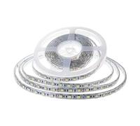 V-TAC Tira LED bobina de 10 metros 7,5 W por metro cinta luminosa SMD 2835 Color de la luz blanca cálida 3000 K para exterior con tira adhesiva y cubierta de silicona, alimentada a 24 V.