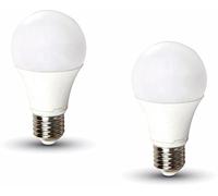 V-TAC V 2129 Pack 2 Bombillas LED E27 Bulb 9 W A60 3 Step