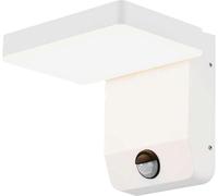 V-TAC VT-11020: Lámpara de pared LED con sensor PIR, foco de 17W, 150lm/w, diseño cuadrado, ideal para iluminación de fachadas, color blanco, temperatura de color 4000K, diseño moderno, grado de prote