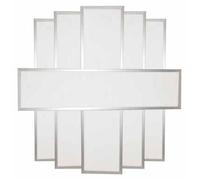 V-TAC VT-12031: Panel LED de 29W, alta luminosidad (136LM/W), dimensiones 120x30mm, para montaje empotrado, color blanco frío (6500K). Juego de 6 paneles. SKU: 216258
