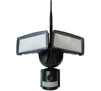 V-Tac VT-4818: Foco LED de 18W con cámara Wi-Fi y sensor PIR, luz blanca fría (6400K), cuerpo , grado de protección IP44. SKU: 5917