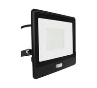 V-TAC VT-4850 PIR 50W LED Negro Proyector - Proyectores (50 W, LED, Negro, LED Luz de día)