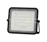 V-TAC VT-80W Faro Led 10W Negro Con Panel Solar Y Control Remoto LED Cable 3m