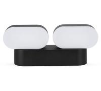 V-TAC VT-814, aplique de pared LED de 12W, luz blanca cálida de 3000K, cuerpo de aluminio , giratorio, grado de protección IP65 - SKU 8293