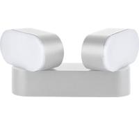 V-TAC VT-814, aplique LED de 12W, 120lm/w, oval, con cabeza de doble ajuste, luz blanca cálida de 3000K, IP65 - SKU 218292