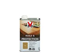 V33 - Aceite y protección para muebles y madera, miel 0,5 l