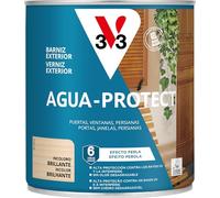 V33 Barniz Exterior Agua Protect Brillante Incoloro 0,75L