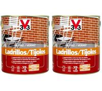 V33 Barniz Exterior Ladrillo Incoloro Mate 0,75L (Paquete de 2)