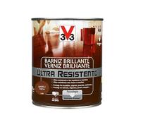V33 Barniz Interior Ultra Resistente Brillante Sapeli 0,75L