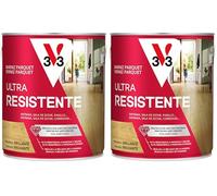 V33 BARNIZ PARQUET ULTRA RESISTENTE BRILLANTE INCOLORO 0,75L (Paquete de 2)