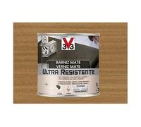 V33 - Barniz ultra resistente mate roble oscuro 0,25l