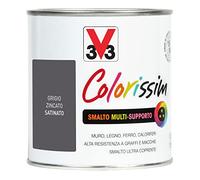 V33 Esmalte multisoporte Colorissim gris galvanizado 0,5 l