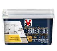 V33 Esmalte Renovación Multisuperficie Amarillo Girasol Satinado 0,5L