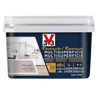 V33 Esmalte Renovación Multisuperficie Gris Titanio Satinado 0,5L