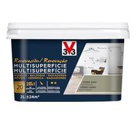 V33 Esmalte Renovación Multisuperficie Verde Kaki Satinado 2L