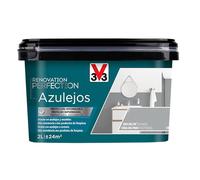 V33 Esmalte Renovation Perfection Azulejos Gris Delfín Satinado 2L