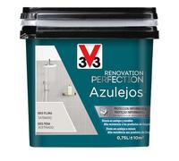 V33 Esmalte Renovation Perfection Azulejos Gris Pluma Satinado 0,75 L