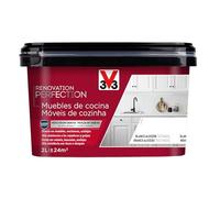 V33 Esmalte Renovation Perfection Cocina Blanco Algodón Satinado 2 L