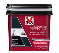 V33 Esmalte Renovation Perfection Cocina Negro Cuarzo Satinado 0,75L