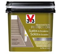V33 Esmalte Renovation Perfection Suelos Marrón Topo Satinado 0,75L