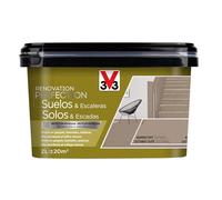 V33 Esmalte Renovation Perfection Suelos Marrón Topo Satinado 2L
