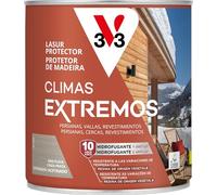 V33 Lasur Protector Climas Extremos Satinado Gris Plata 0,75L