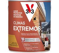 V33 Lasur Protector de la madera Climas Extremos Satinado Roble Claro 2,5L