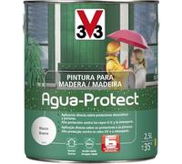 V33 Pintura Madera Agua Protect Satinado Blanco 2,5L