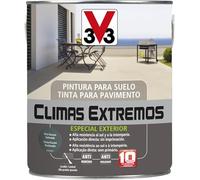 V33 Pintura Suelos Climas Extremos Satinado Gris Oscuro 2,5L