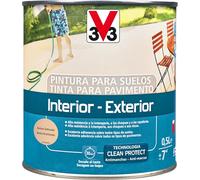 V33 Pintura Suelos Interior Exterior Arena Satinado 0,5L