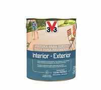 V33 Pintura Suelos Interior Exterior Gris Oscuro Satinado 2,5L