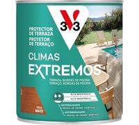 V33 Protector Terrazas de madera Climas Extremos Mate Teca 0,75L