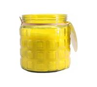 V3C TA - PANDAHOME Vela de Citronela - Protección Natural contra Mosquitos, Diseño Decorativo en Terracota/Bambú/Cristal, Ideal para Interior y Exterior Pack de 12