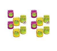 V3C TA - PANDAHOME Vela de Citronela - Protección Natural contra Mosquitos, Diseño Decorativo en Terracota/Bambú/Cristal, Ideal para Interior y Exterior Pack of 12
