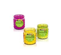 V3C TA - PANDAHOME Vela de Citronela - Protección Natural contra Mosquitos, Diseño Decorativo en Terracota/Bambú/Cristal, Ideal para Interior y Exterior Pack of 3