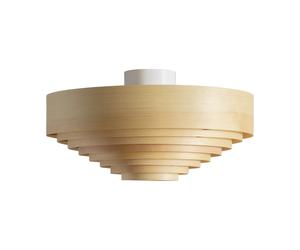 Vaarnii Plafón 1005 Hans Ceiling Light Pino aceitado y encerado mate. Ø42 cm