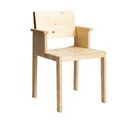 Vaarnii Sillón con reposabrazos 016 Maasto Dining Armchair Pino aceitado y encerado mate