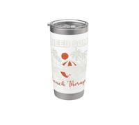 Vacaciones de verano Vacaciones en la playa Necesito algo de terapia de playa Vaso térmico de acero inoxidable de doble pared
