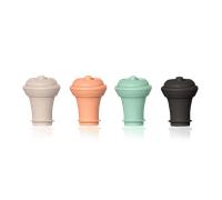Vacu Vin tapones de vacío set de 4 colores Loop. Cantidad mínima de compra 2 sets.