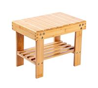 VaeFae Taburete de Madera para Aumentar la Altura de la Cocina, el baño, los armarios, Resistente a los resbalones - Taburete de pie pequeño y portátil