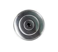 VAELLO La Valenciana - Paellera Suave Tapa de Aluminio, Color Plateado, Aluminio, Plateado, 70 cm