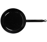 VAELLO La Valenciana Sartén de Acero esmaltado de 20 cm, aleado, Negro