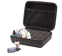 Vaessen Creative Caja Almacenaje para Tinta de Alcohol - 22 x 17,5 x 6,6 cm - para 30 Frascos de Ø 2,5 cm - Organizador para Aceites Esenciales, Esmalte de Uñas, Pegamento, Frascos y Tarros