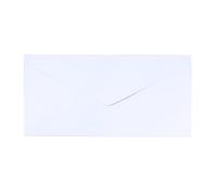 Vaessen Creative Florence Sobres Rectangulares Grandes Para Tarjetas, Blanco, Set de 5, Tarjetas a Juego Disponibles