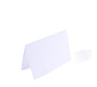 Vaessen Creative Pequeñas Tarjetas Rectangulares, Blanco, Set de 25, Sobres a Juego Disponibles
