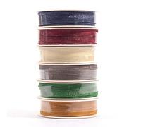 Vaessen Creative Set 3mmx2m Navidad Organza Lint 6 Kleuren 3 mmx2m Kerst